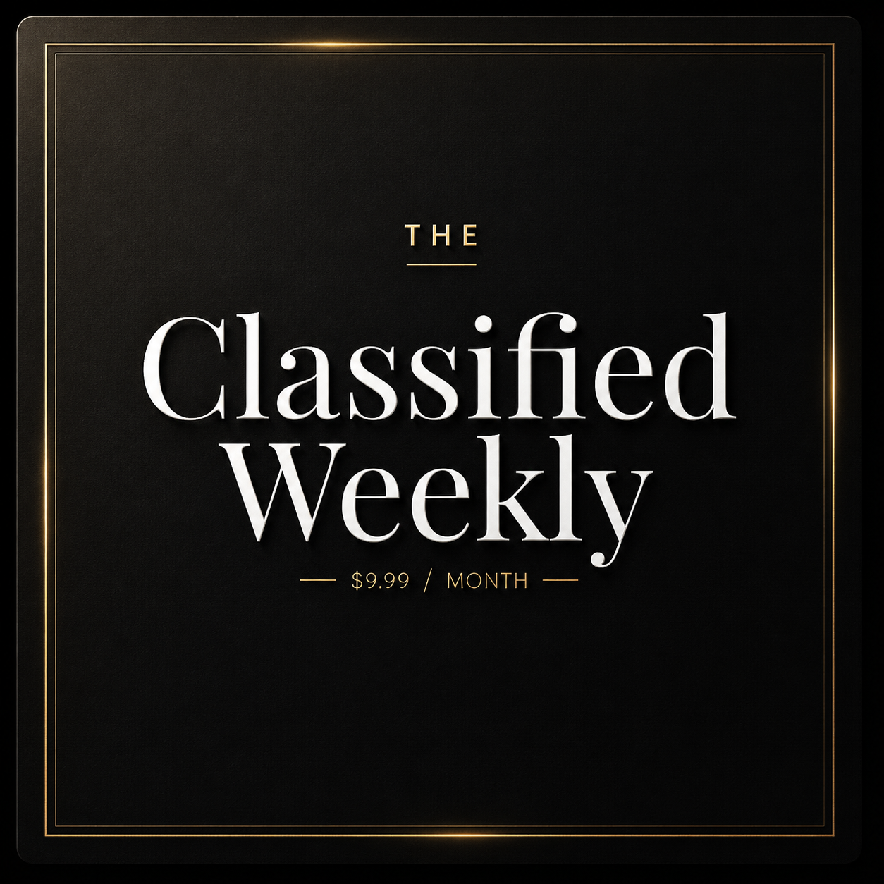The Classified Weekly
